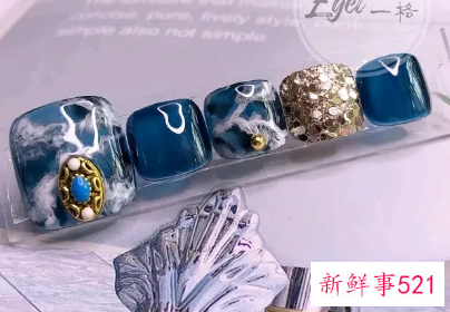 脚趾甲颜色美甲新款夏天