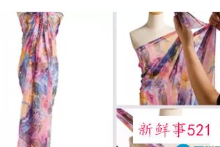 丝巾系成衣服法