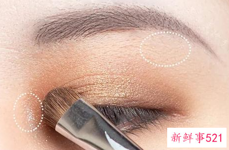 初学者淡妆眼影画法