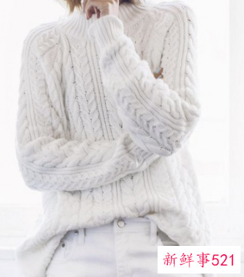 白色毛衣配什么色