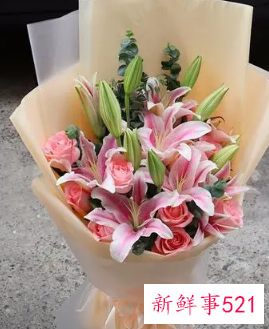 送女朋友花寄语简短