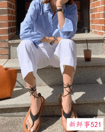 阔腿裤配什么凉鞋子好看