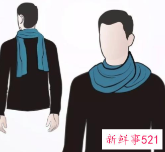 怎样系围巾简单又好看男