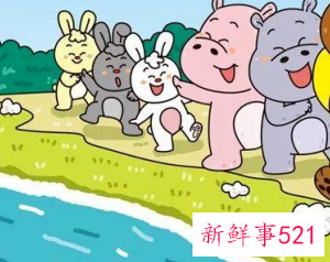 一条温暖的河来过森林儿童故事