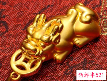 黄金貔貅的佩戴忌讳和风水作用