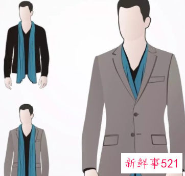 怎样系围巾简单又好看男