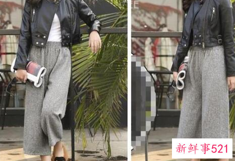 中长款皮衣搭配什么裤子女