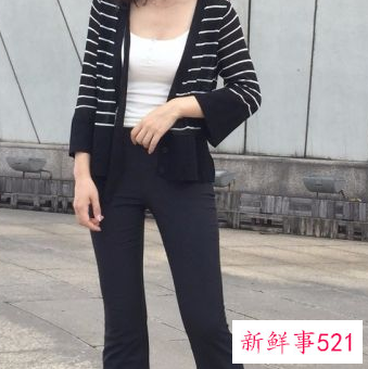 短款开衫搭配图片