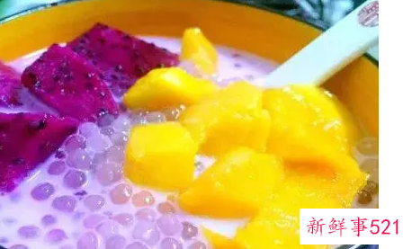 芒果西米露做法步骤