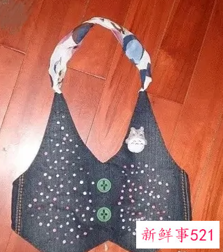 旧牛仔裤改造图解