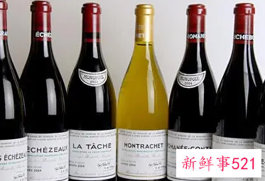 100万一瓶的康帝红酒