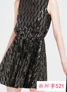 闪闪连衣裙搭配
