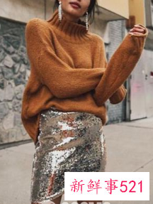 闪闪连衣裙搭配