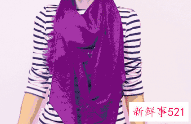 冬季围巾的系法