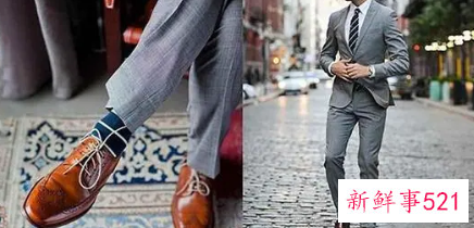 男人穿皮鞋配什么裤子好看