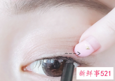 内眼线画法图解