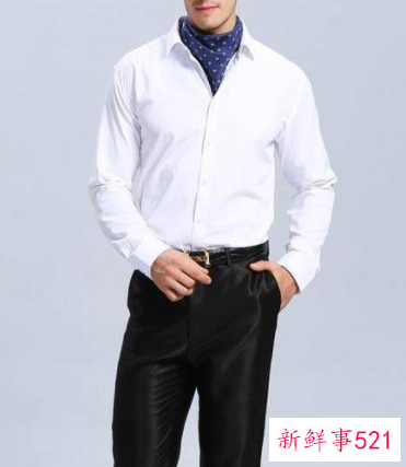 长条丝巾怎么系好看男