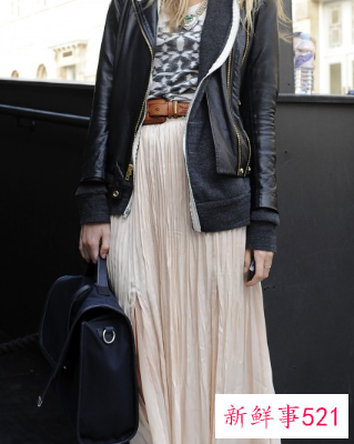 中长款皮衣搭配什么裤子女