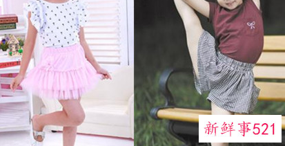 小女孩紧身裙的搭配