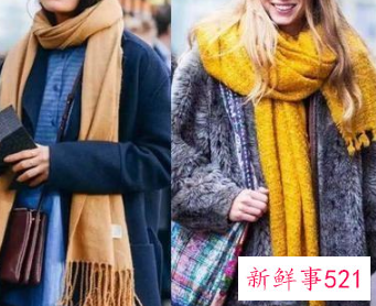 冬季围巾的系法