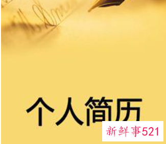 个人履历表内容