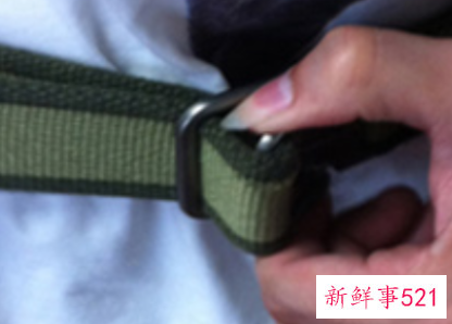 只有两个环的腰带怎么系