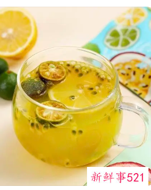 蜂蜜百香果柠檬茶的功效与作用