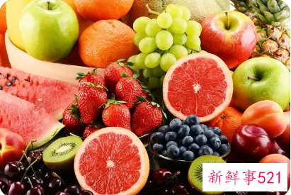各种水果营养成分表