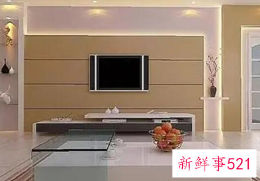 简单漂亮的电视墙图片