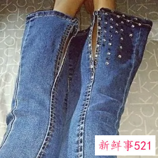 旧牛仔裤改造图解
