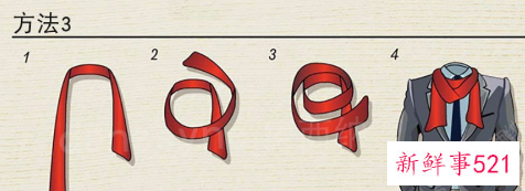 怎样系围巾简单又好看男