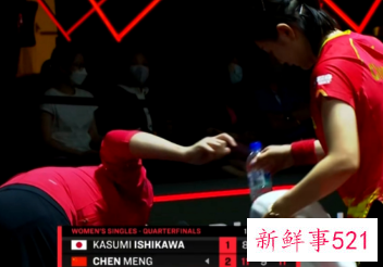陈梦晋级WTT大满贯4强将对阵王艺迪