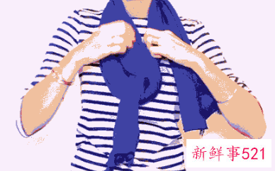 冬季围巾的系法