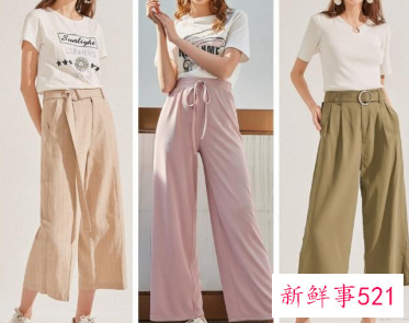 宽腿裤配什么上衣好看