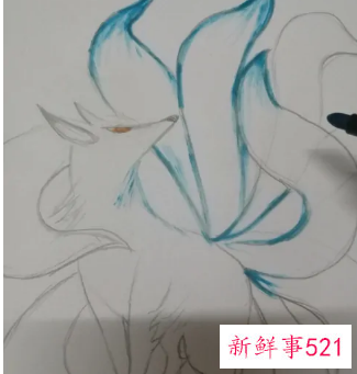 十秒画九尾狐