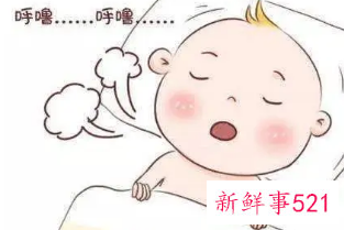 未满月婴儿喉咙呼呼响