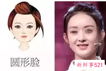 适合圆脸隆鼻图片