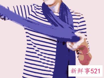 冬季围巾的系法