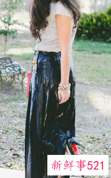 闪闪连衣裙搭配