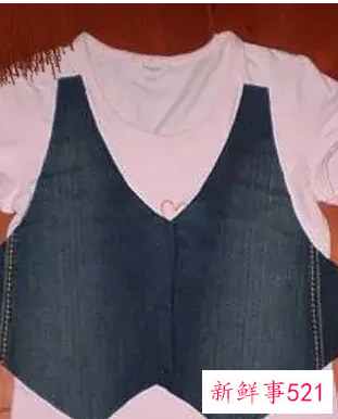 旧牛仔裤改造图解