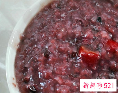 黑米核桃红枣粥的功效与作用
