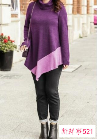 体型偏胖的女人服装搭配