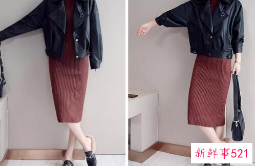 中长款皮衣搭配什么裤子女