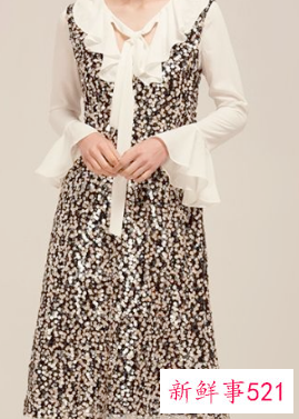 闪闪连衣裙搭配