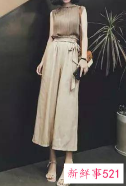 阔腿裤配什么凉鞋子好看