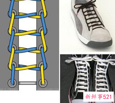 系鞋带的方法简单