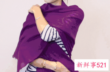 冬季围巾的系法