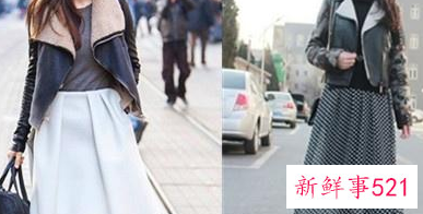 冬天长裙配什么外套好看