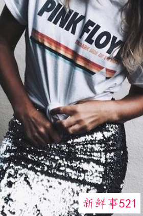 闪闪连衣裙搭配