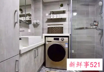 卫生间开门见洗衣机好吗